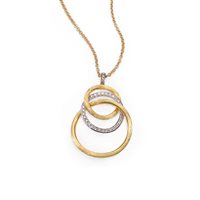 Collana Marco Bicego Donna Jaipur Link in Oro Diamante 0.36 Ct CB1404-B - CB1404-B